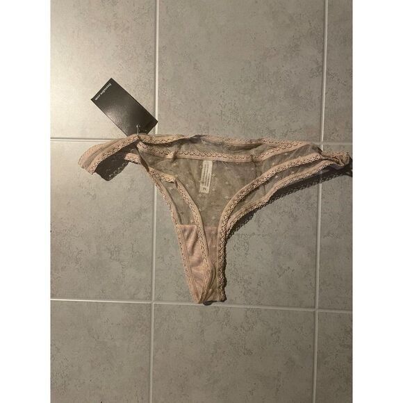 Free To Live Womens Multicolor Lace Stretch Thong Panties Size Medium Lot Of 6 - Picture 7 of 10